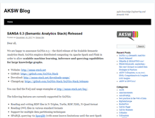 Tablet Screenshot of blog.aksw.org